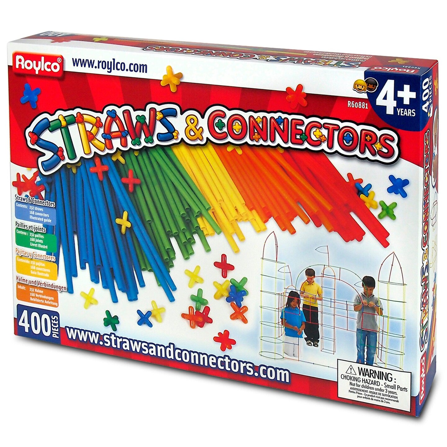 Straws &#x26; Connector Set, 400 Pieces