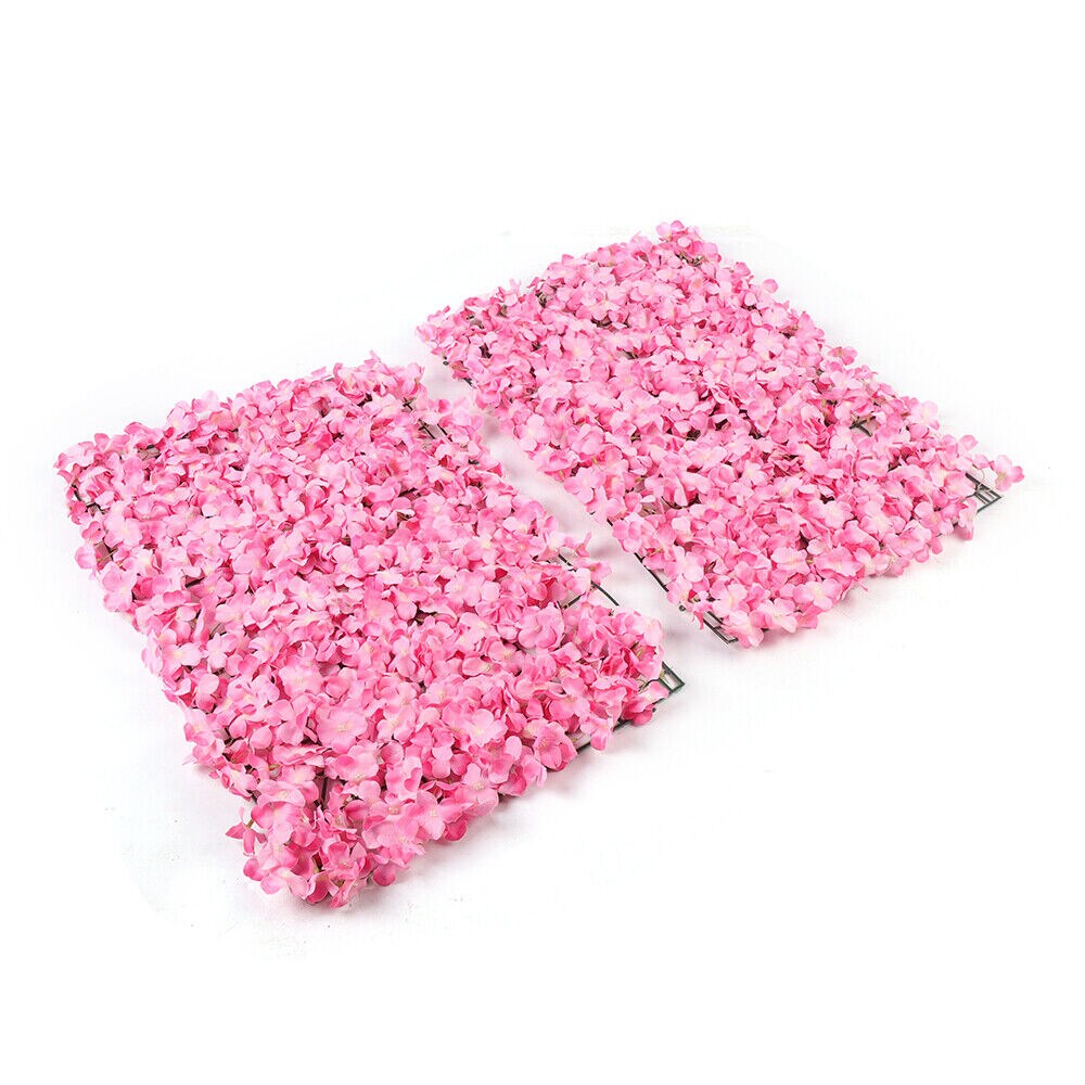 Kitcheniva 10 Pcs Artificial Rose Floral Panels Wedding Background