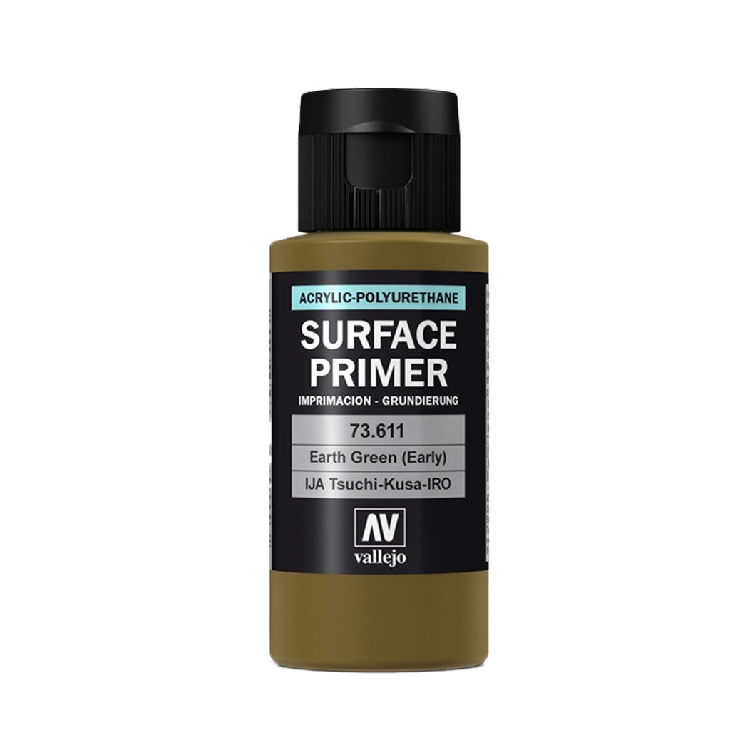Vallejo Surface Primer - Earth Green (60ml)