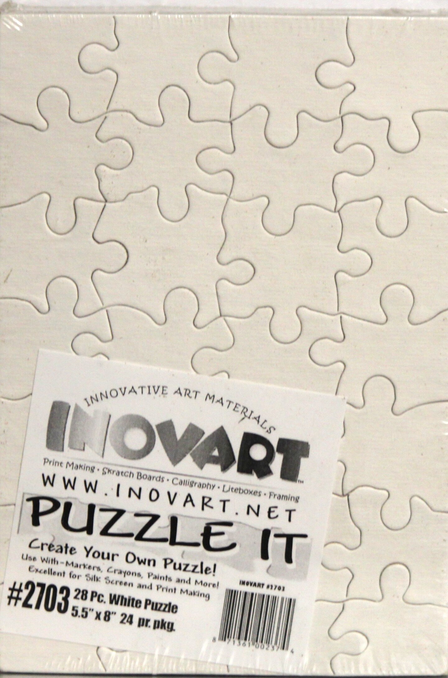 Puzzle It Blank White Puzzles