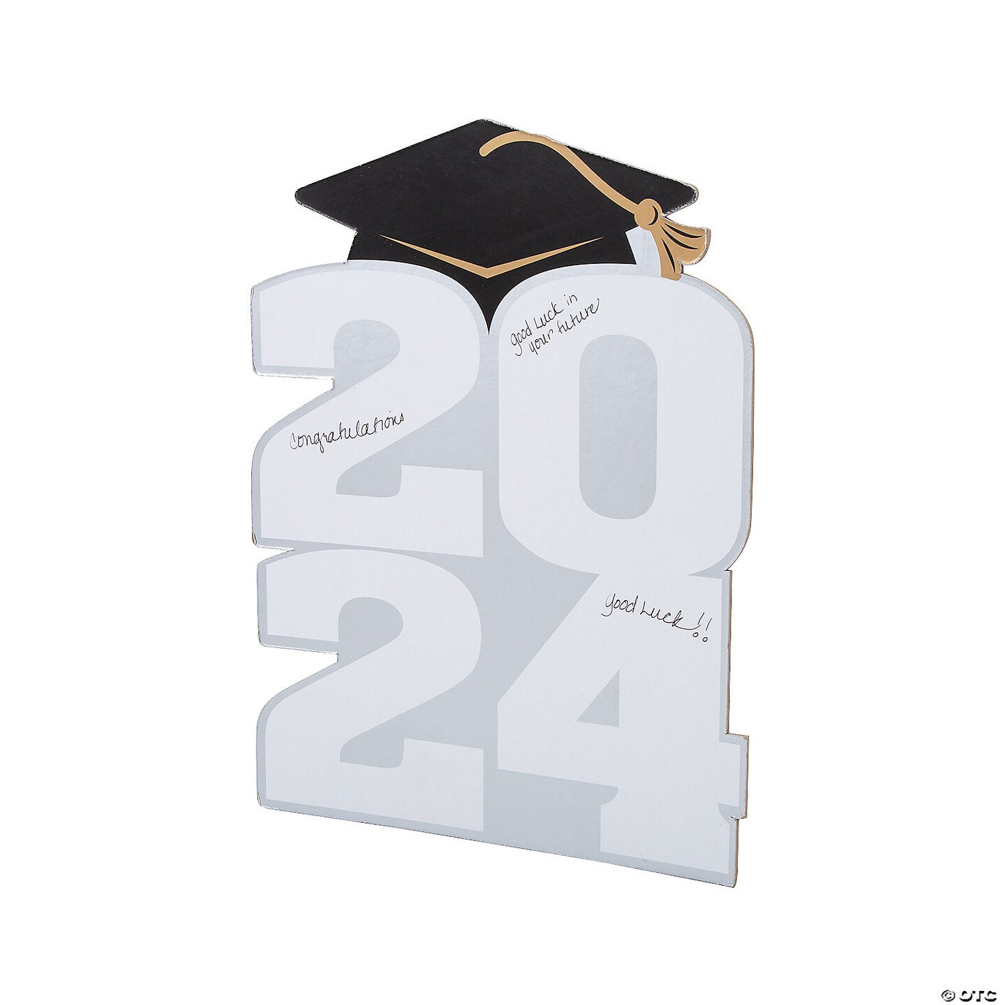 2024 Graduation Cardboard Autograph Sign with Easel 11&#x22; x 15&#x22;