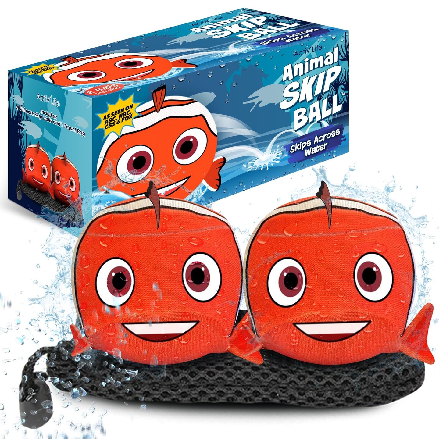 Easter Gifts for Kids [Water Skip Balls] Beach Games for Adults and Family Basket Stuffers Boys Girls Ages 7 8-10 11 12 Year Old Teen Gifts Swimming Pool Swim Toys Fun Sand Mom Dad Birthday Presents