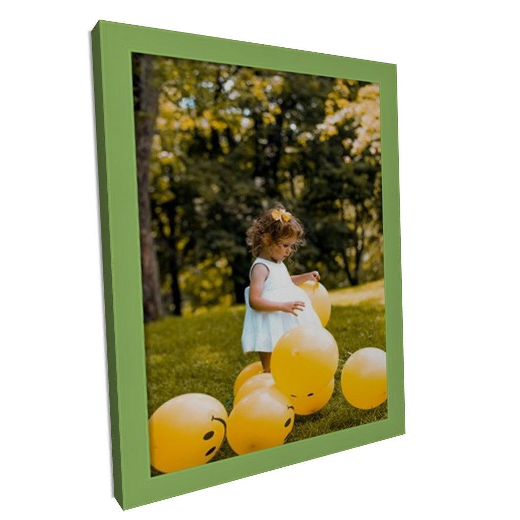 Modern Flat Green Picture Frame Gallery Wall