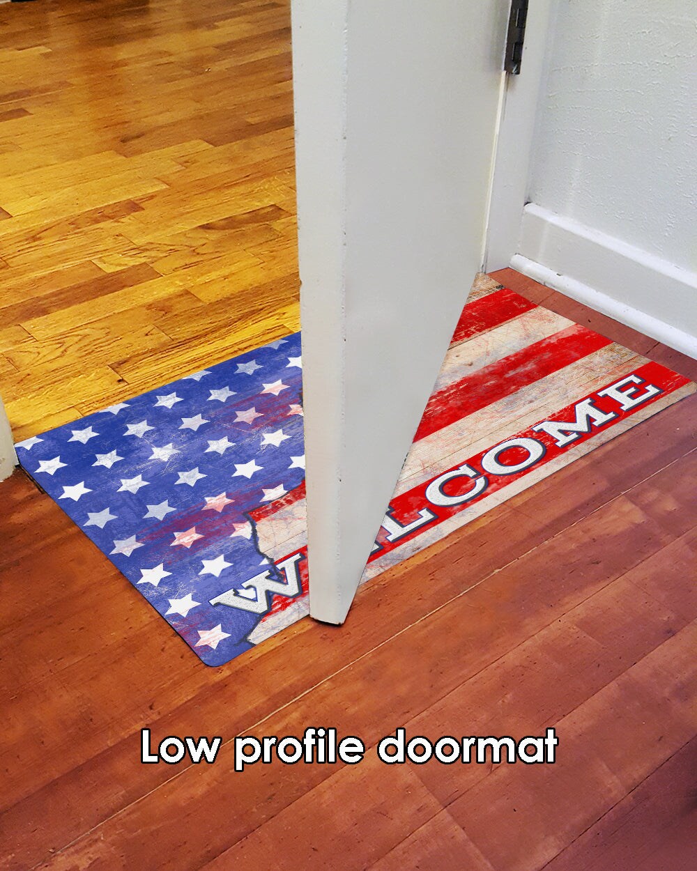 Freedom Stars and Stripes Door Mat (18 x 30&#x22;)
