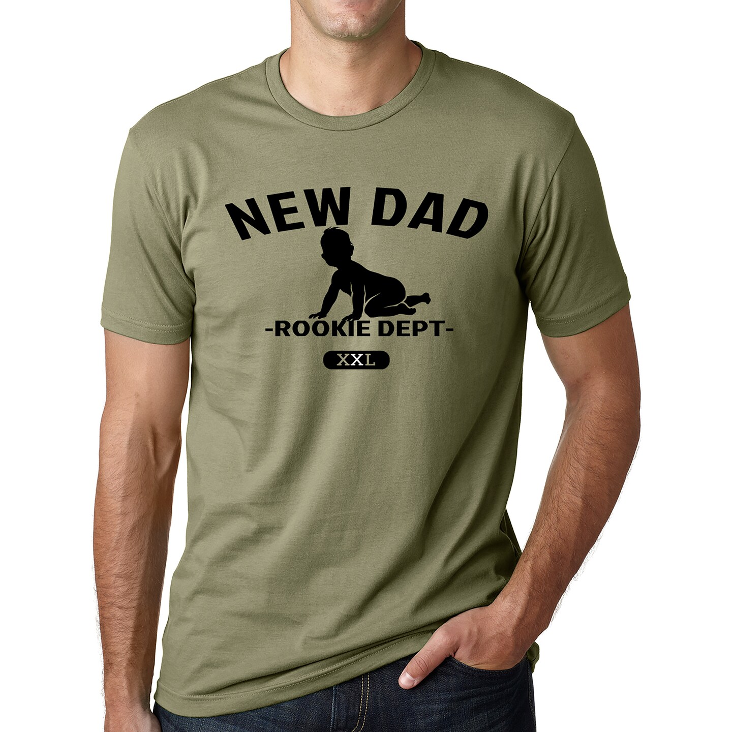 New Dad Rookie Department Funny fathers day shirt Gifts for dads  shirts Gifts for men Gifts for guys gift for daddy Funny daddy shirts product 3