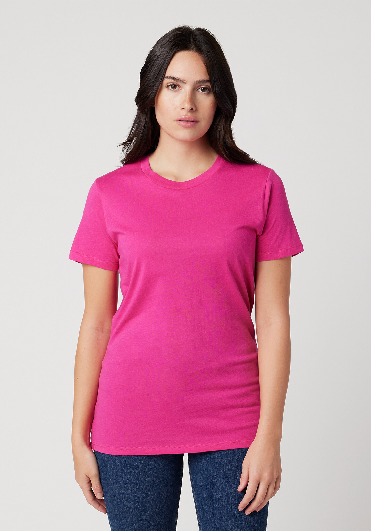 Womens Daily Crewneck Short Sleeve Tee
