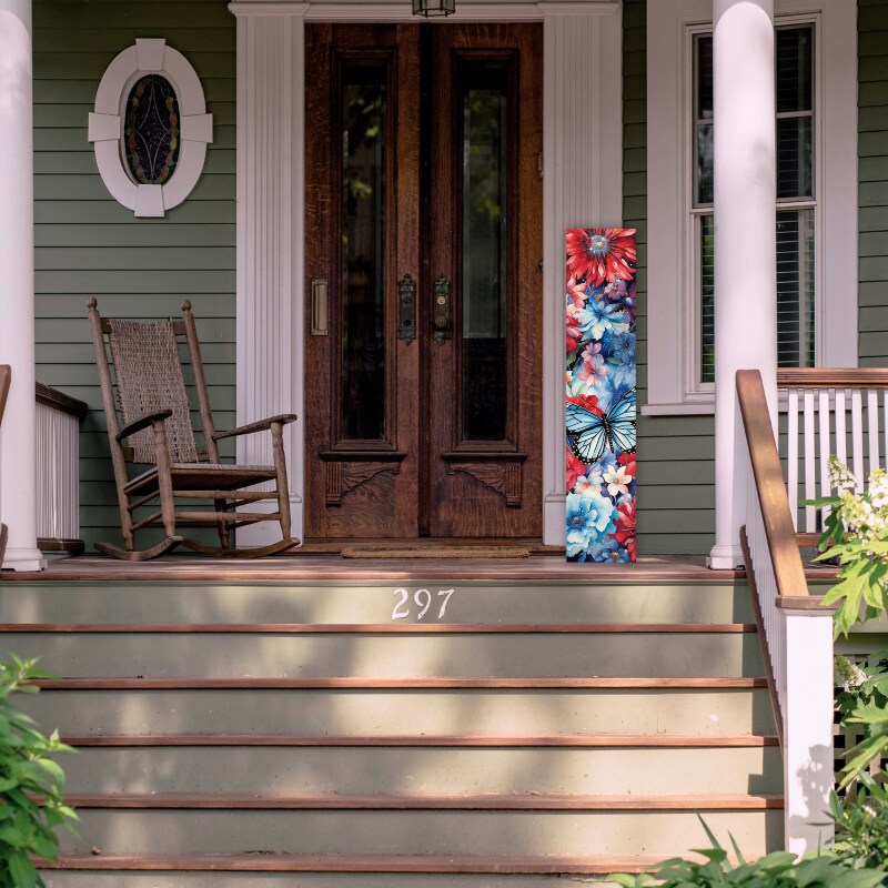 Patriotic Wood Porch Boards
