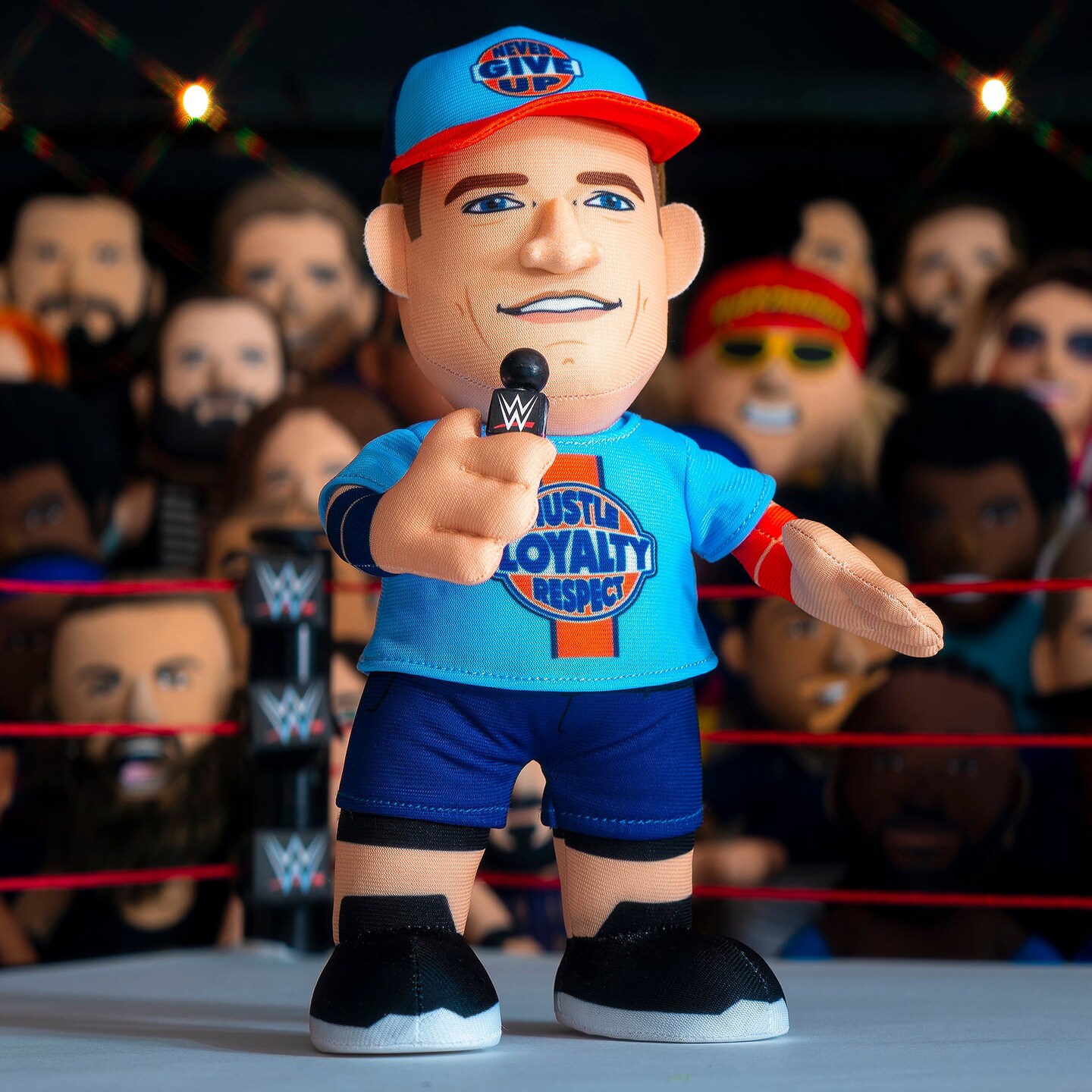 Bleacher Creatures WWE Superstar John Cena (Hustle Loyalty Respect - Blue) 10&#x22; Plush Figure