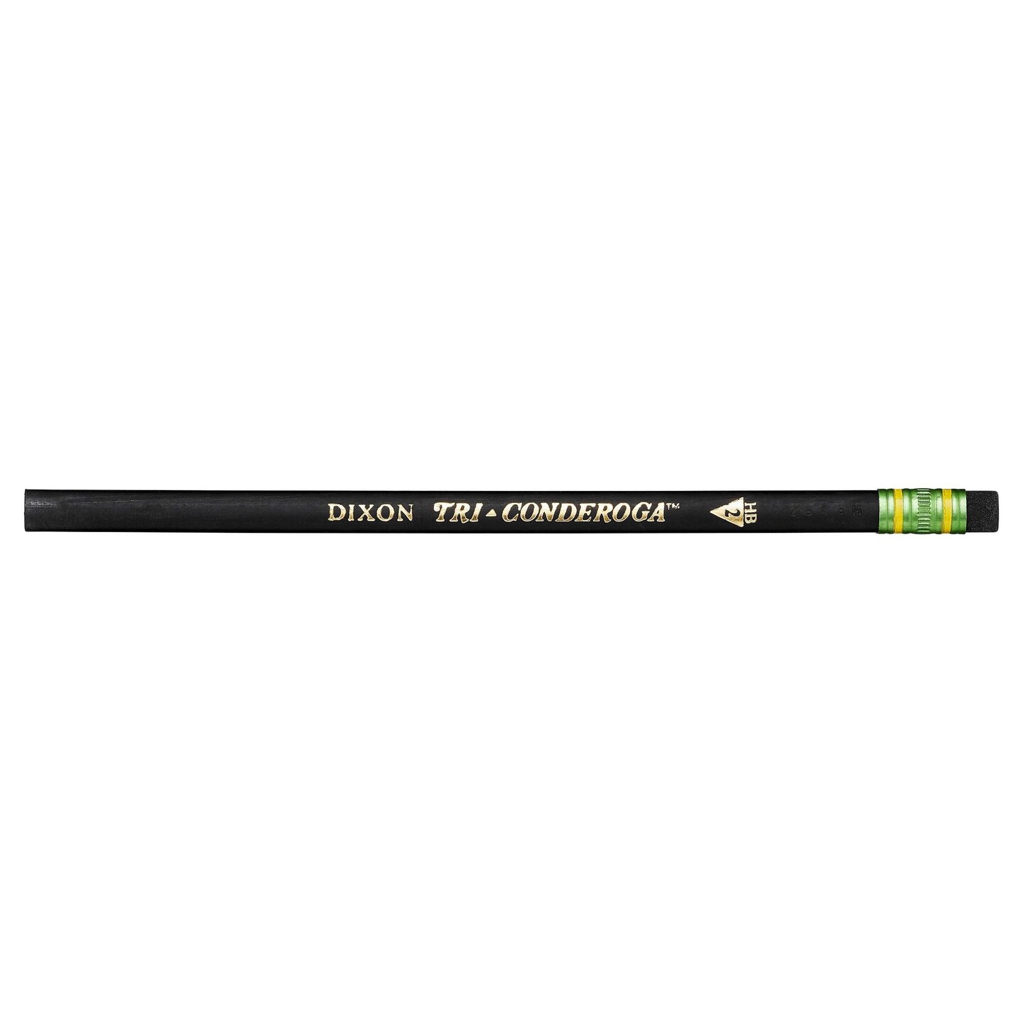 Tri-Conderoga&#x2122; 3-Sided Pencils with Sharpener, 12 Per Pack, 2 Packs