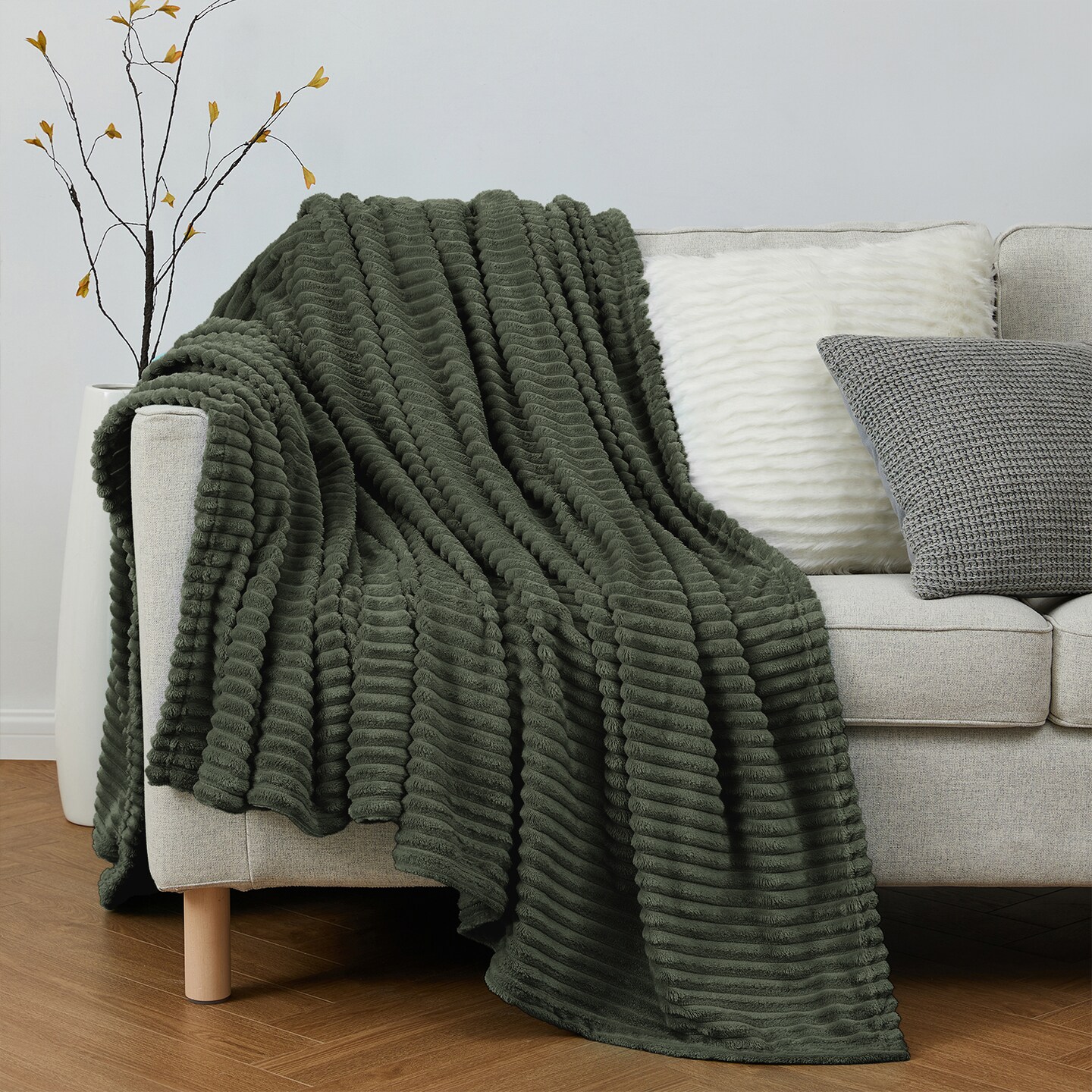 Nestl Cut Plush Fleece Blanket