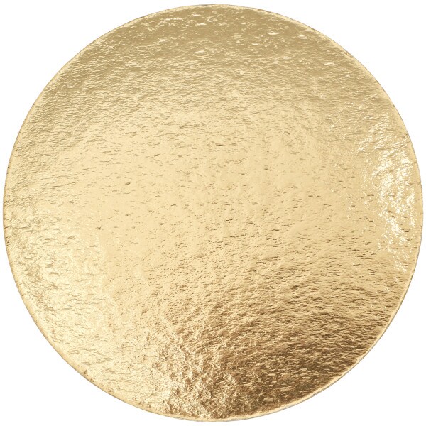 6&#x22; Round Gold/Silver Cake Board 12ct