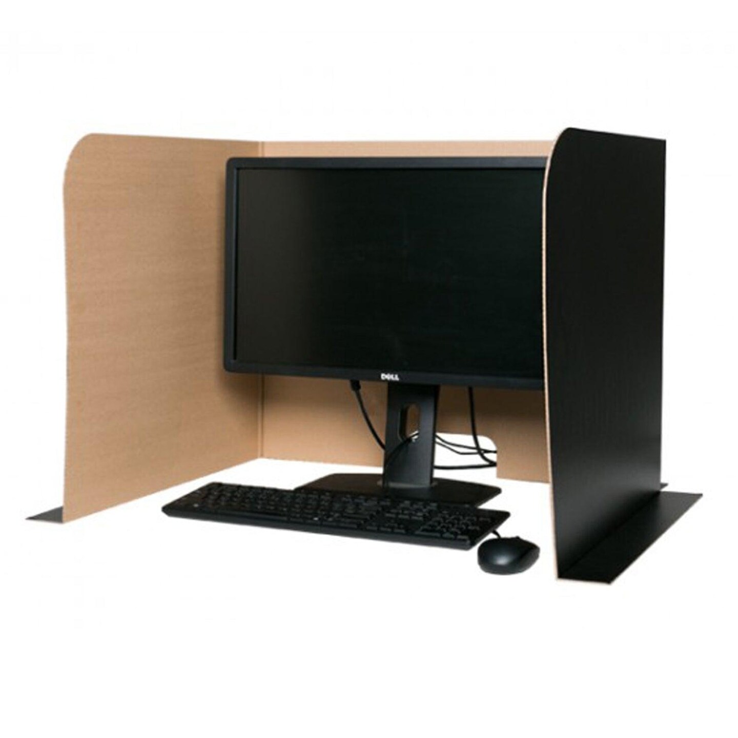 Computer Lab Privacy Screen, Large, 26&#x22; x 23&#x22; x 22&#x22;, Pack of 12