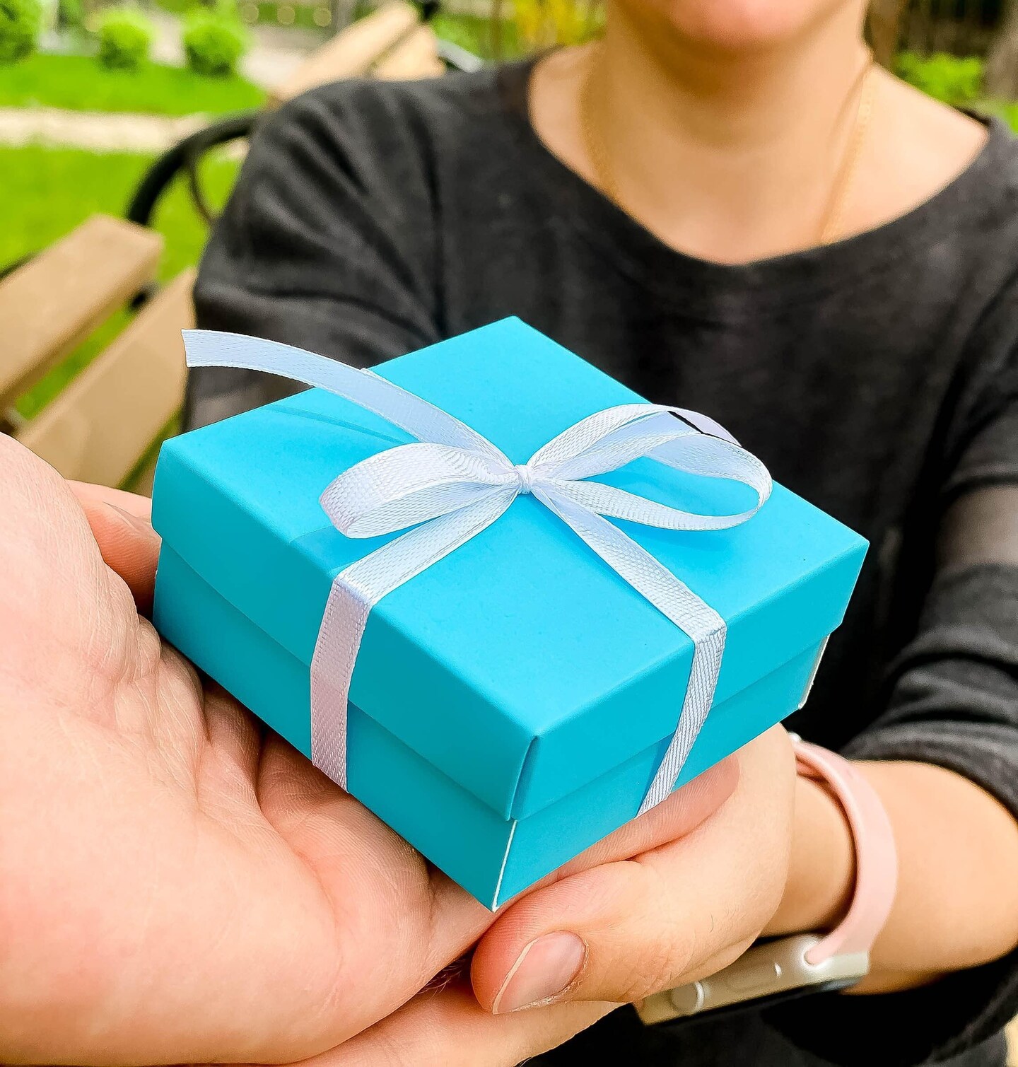 Cute and Kawaii Anniversary Presents   Personalized Love Gifts for Boyfriend Girlfriend   Romantic Gift for Her Him (Brown Bear   Wishing You a Very Beary Christmas in Teal Gift Box)