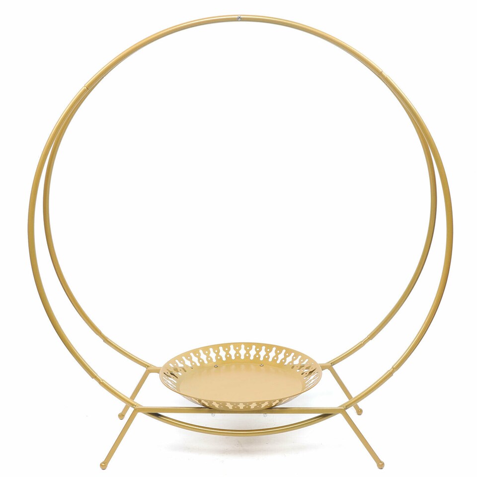Wedding Cake Stand with Ring Arch Prop