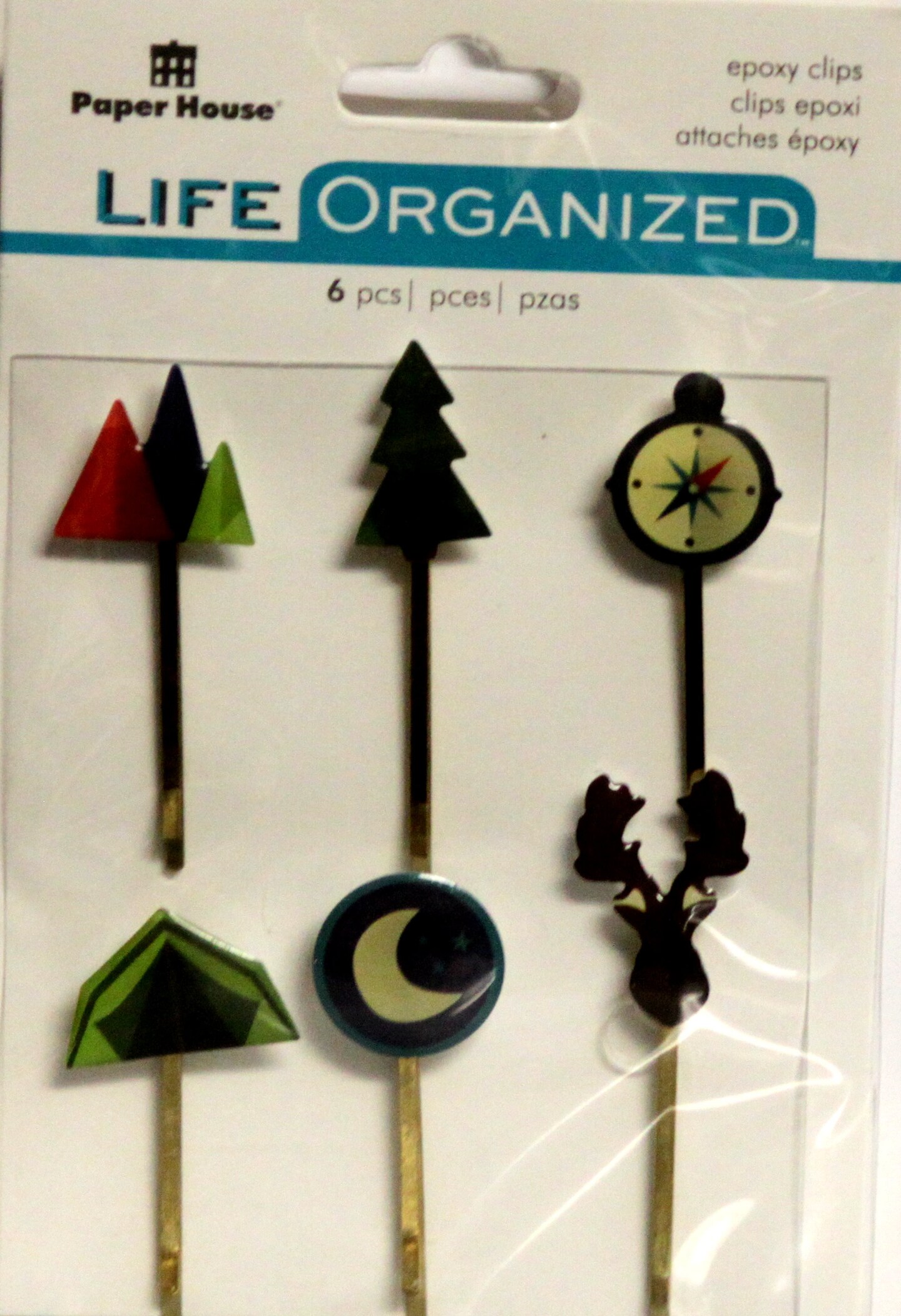 Paper House Life Organized Epoxy Clips | Michaels