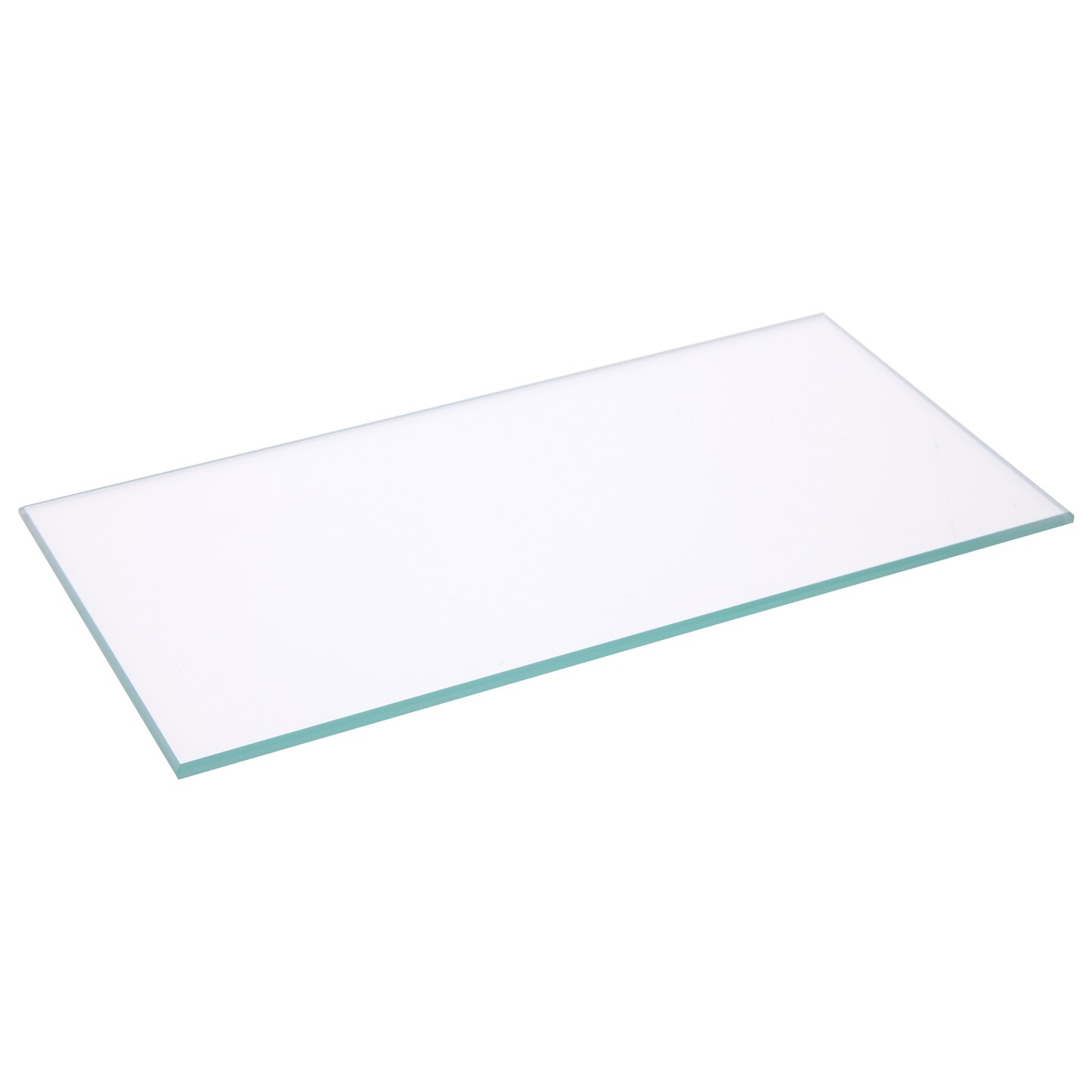 Plymor Rectangle 3mm Non-Beveled Clear Glass, 3 inch x 6 inch