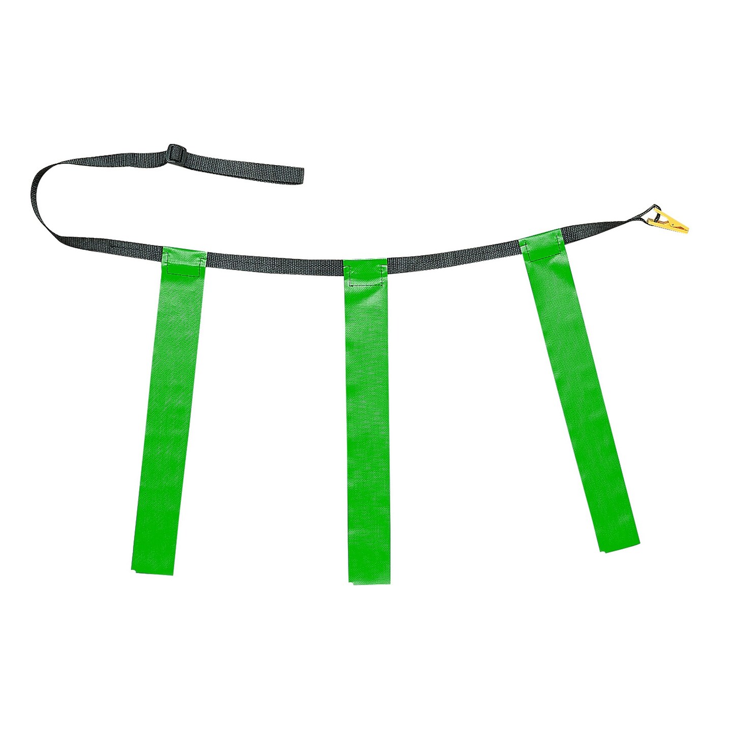Triple Flag Football Set, Adult Size, Green, 32&#x22;-39&#x22;, 12 per pack
