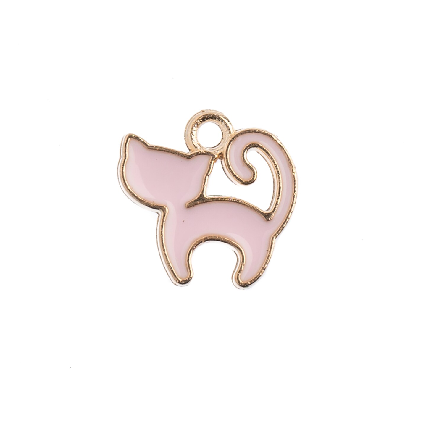 John Bead Sweet &#x26; Petite Kitty Cat Charms, 10pcs