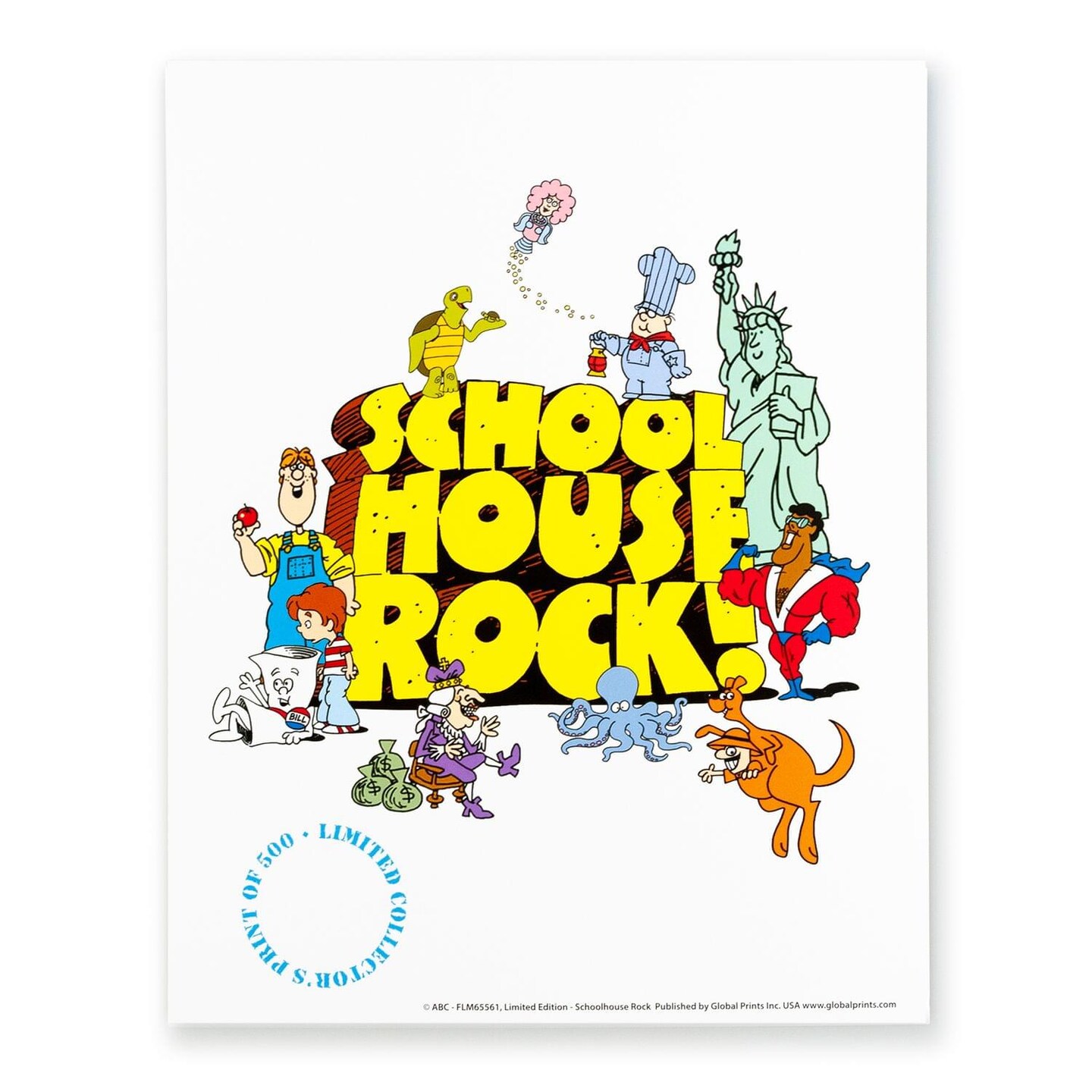 Schoolhouse Rock 11&#x22;x14&#x22; Print Poster (SDCC Exclusive)