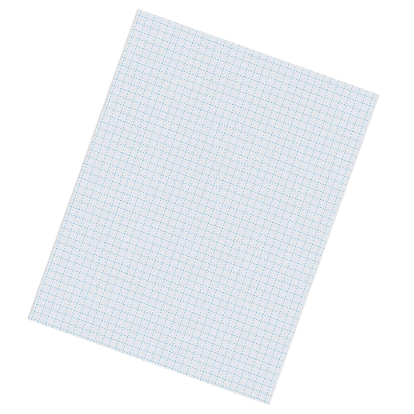 Graphing Paper, White, 1/4&#x22; Quadrille Ruled, 8-1/2&#x22; x 11&#x22;, 500 Sheets