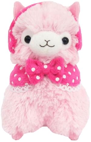 Llama Earmuffs Alpaca 12&#x22; Prime Plush Pink