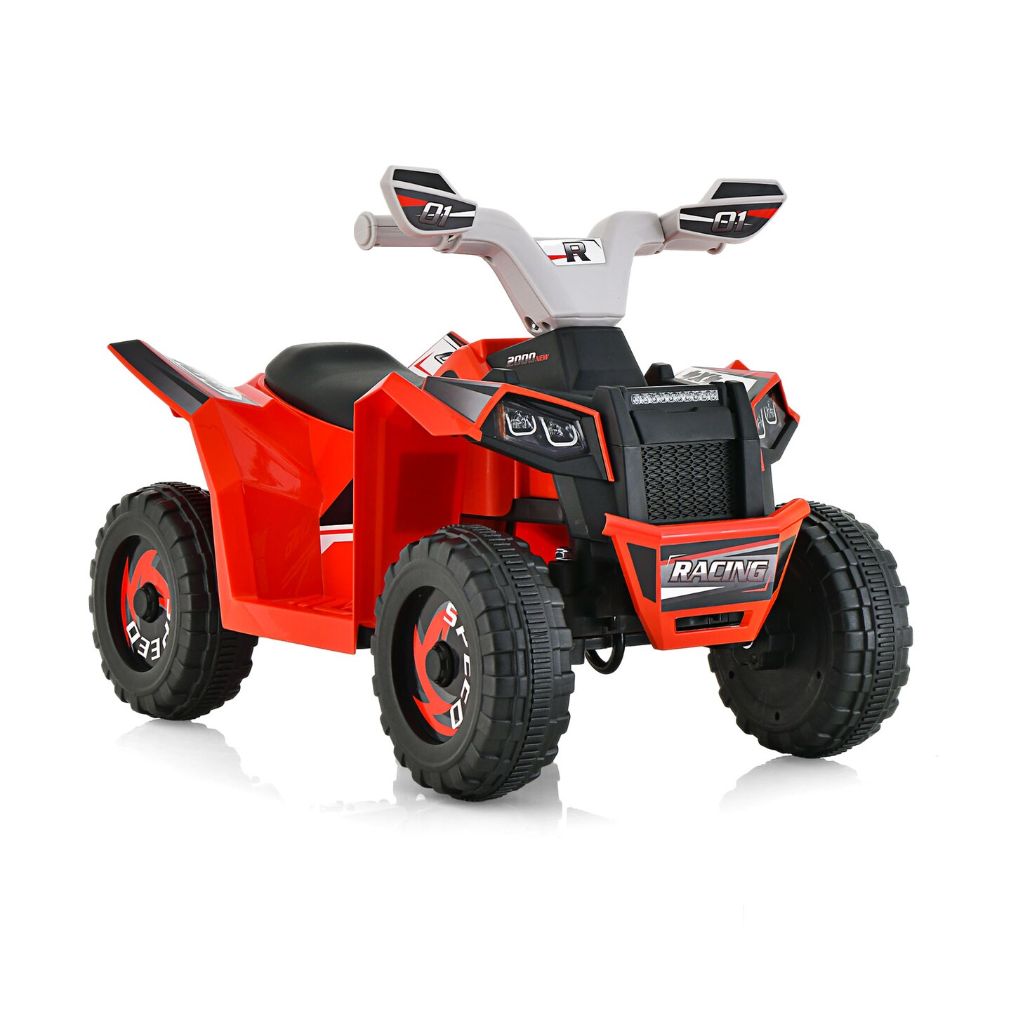 Kids Ride On Atv 4 Wheeler Quad Toy Car With Direction Control