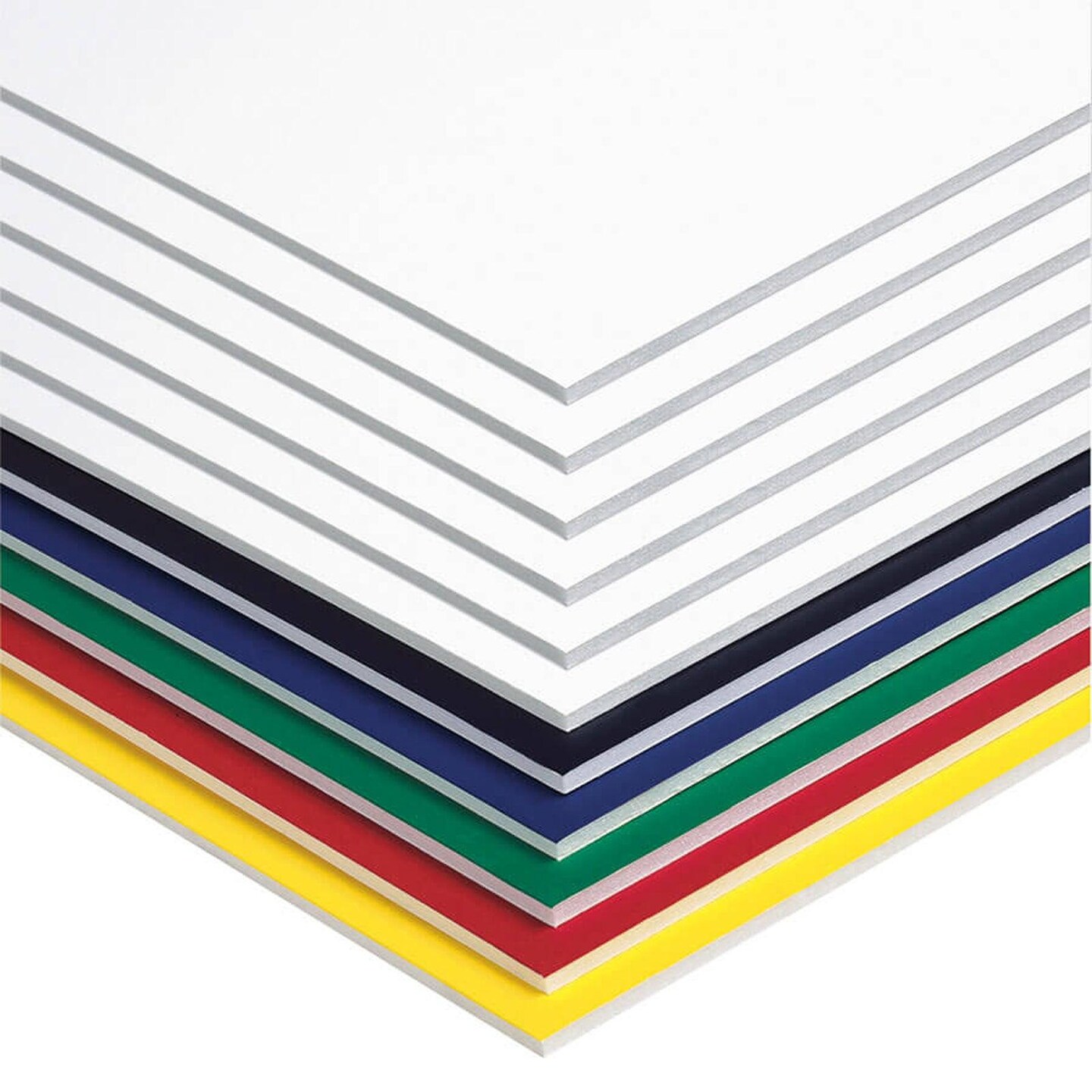 Foam Board, 6 Assorted Colors, 20&#x22; x 30&#x22;, 10 Sheets