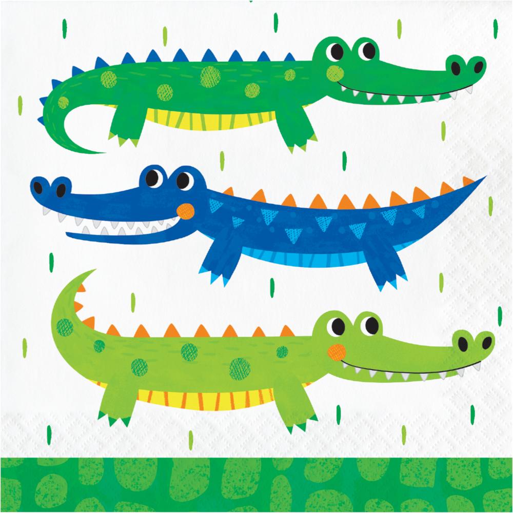 Alligator Party Luncheon Napkin (16/Pkg)