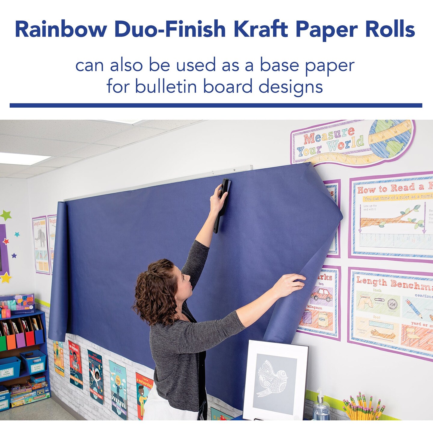Colored Kraft, 48&#x22; x 200&#x27; Roll, Brown, 40 lb.
