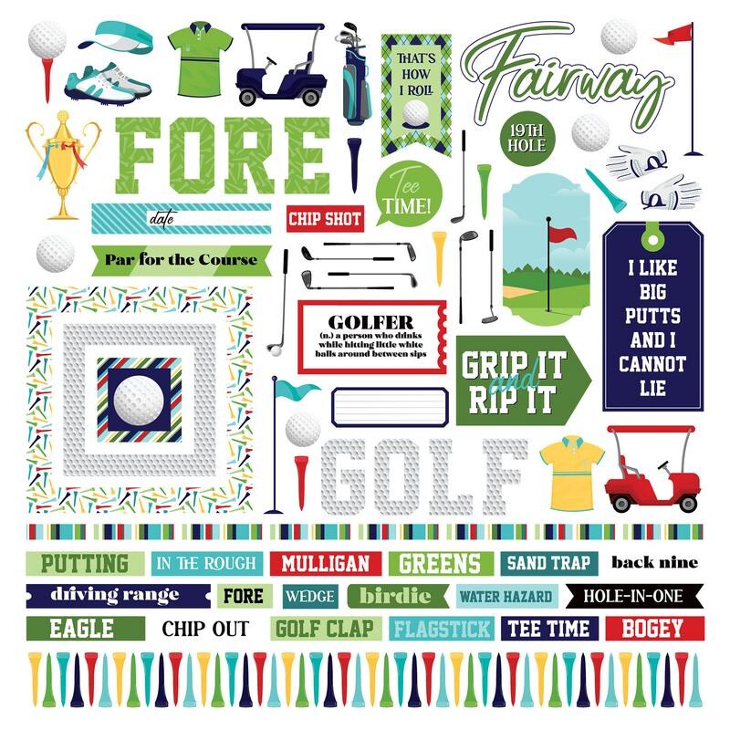MVP Golf Element Stickers - Photoplay
