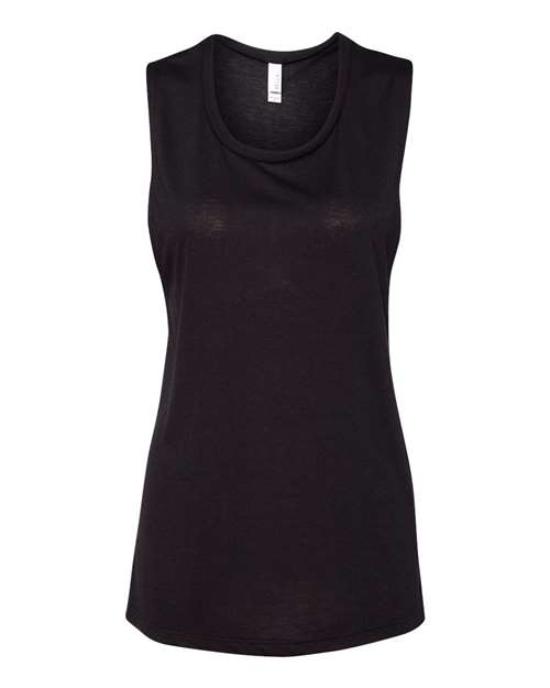 BELLA + CANVAS Women’s Sleeveless Muscle Tank Lightweight Relaxed Fit Summer Top for Casual Wear