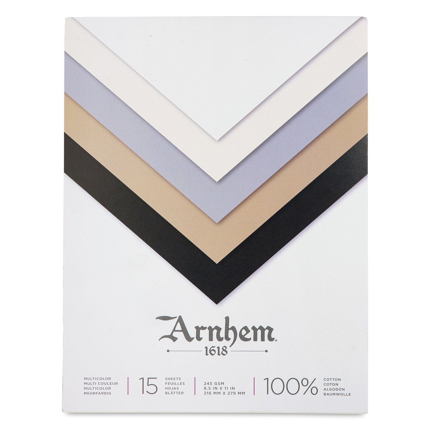 Arnhem 1618 Paper Pads by Speedball - Assorted Colors, 8-1/2&#x22; x 11&#x22;