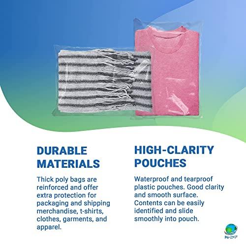 Clear Poly Bags 24 x 36 Pack of 50 Clear Packaging Bags for Small Business NonSticky 2 Mil Poly Bag No Print Plastic Bags for Packaging Products No Vent Hole Clear Bags For Packaging