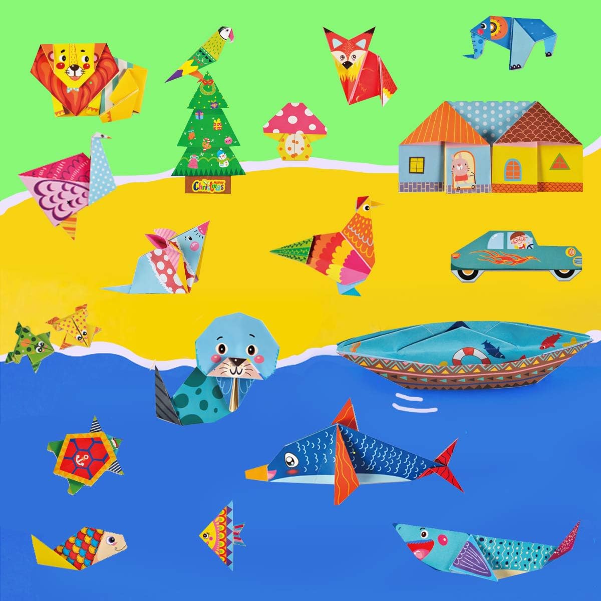 144 Sheets Origami Kit
