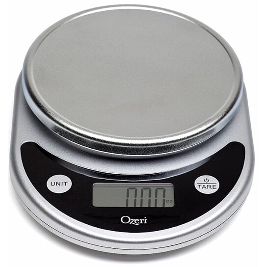 Ozeri Pronto Digital Kitchen Scale Multifunction 11Lbs 5100G Lcd Display Black