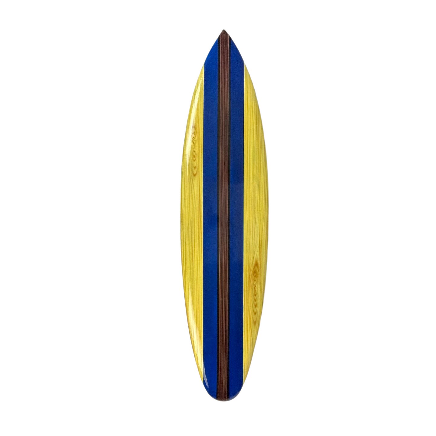 39 Inch Wooden Surfboard Decorative Wall Hanging Beach Decor