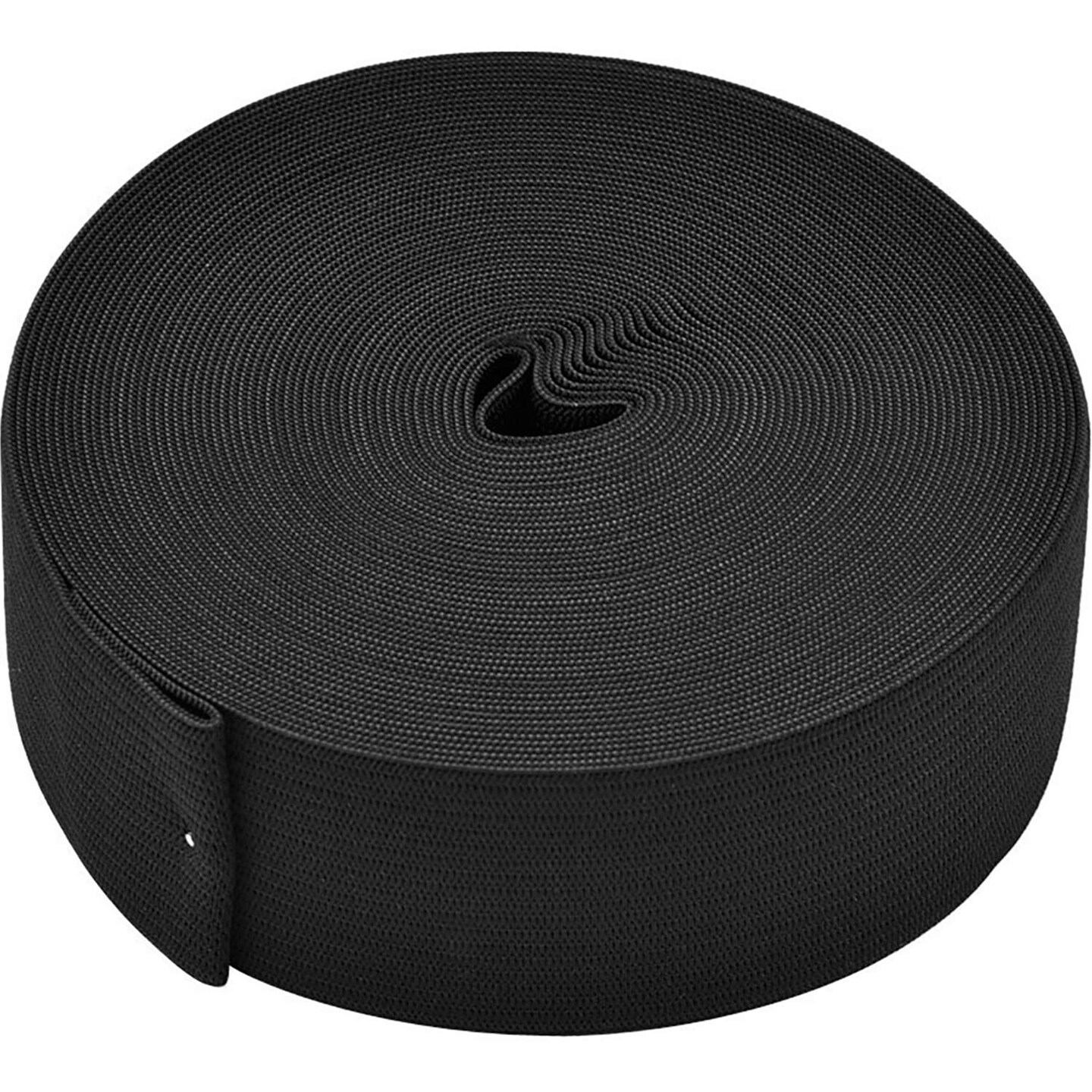 Elastic Spool (1.5 Inch x 11 Yard, Black)