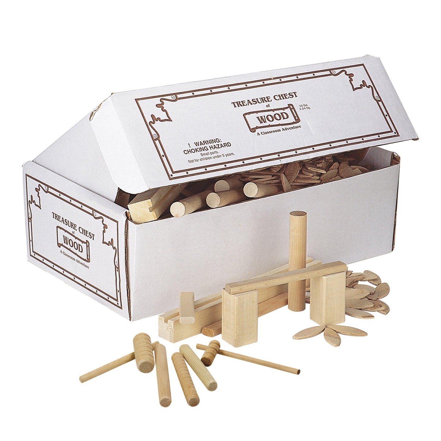 Treasure Chest of Wood, Assorted Shapes &#x26; Sizes, 10 lb.