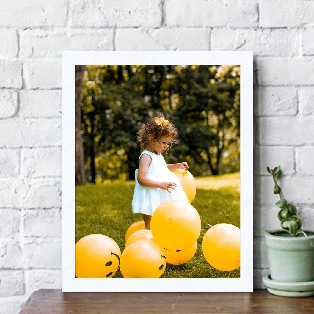 Modern White Shadow Box Picture Frames - Custom Framing