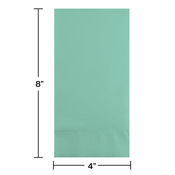 Fresh Mint Guest Towel, 3 Ply, 16 ct