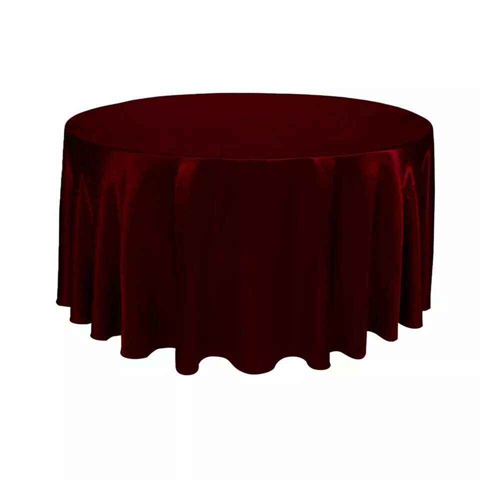 Round Satin Tablecloths