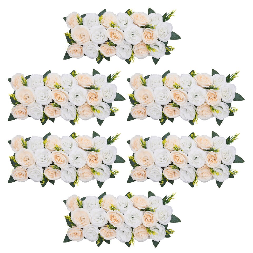 6 Pcs Artificial Rose Flowers