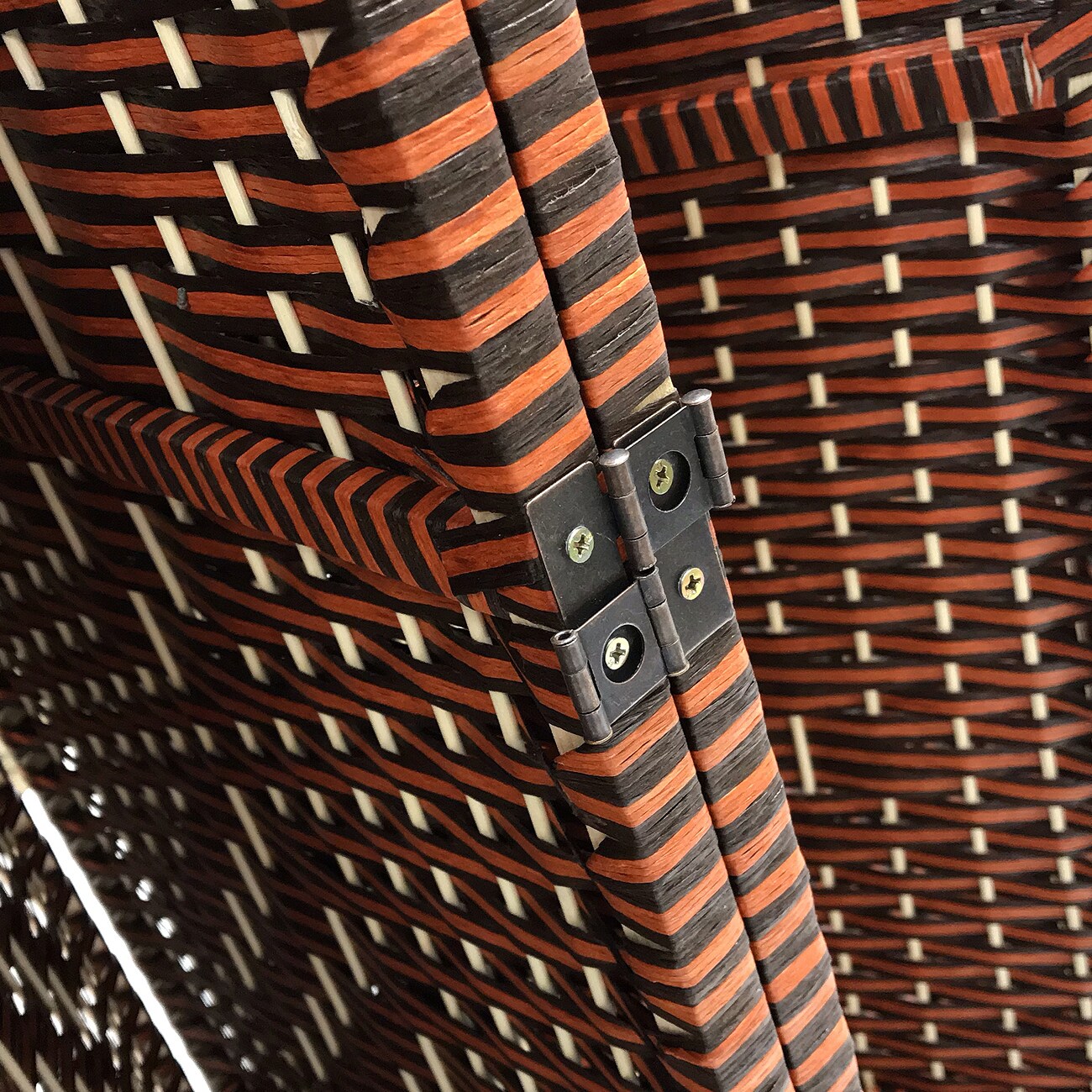 Sorbus Extra Wide - Diamond Weave Fiber Room Divider- 8 Panel