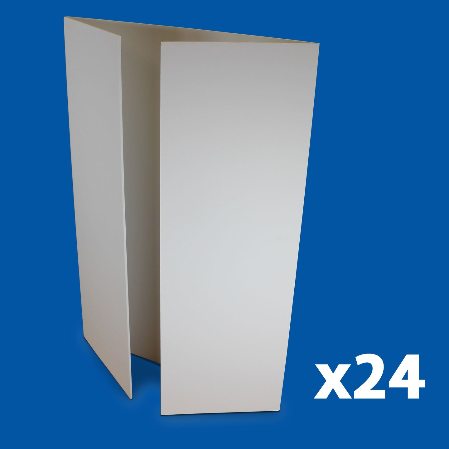 Foam Project Board, 36&#x22; x 48&#x22;, White, Bulk Pack of 24