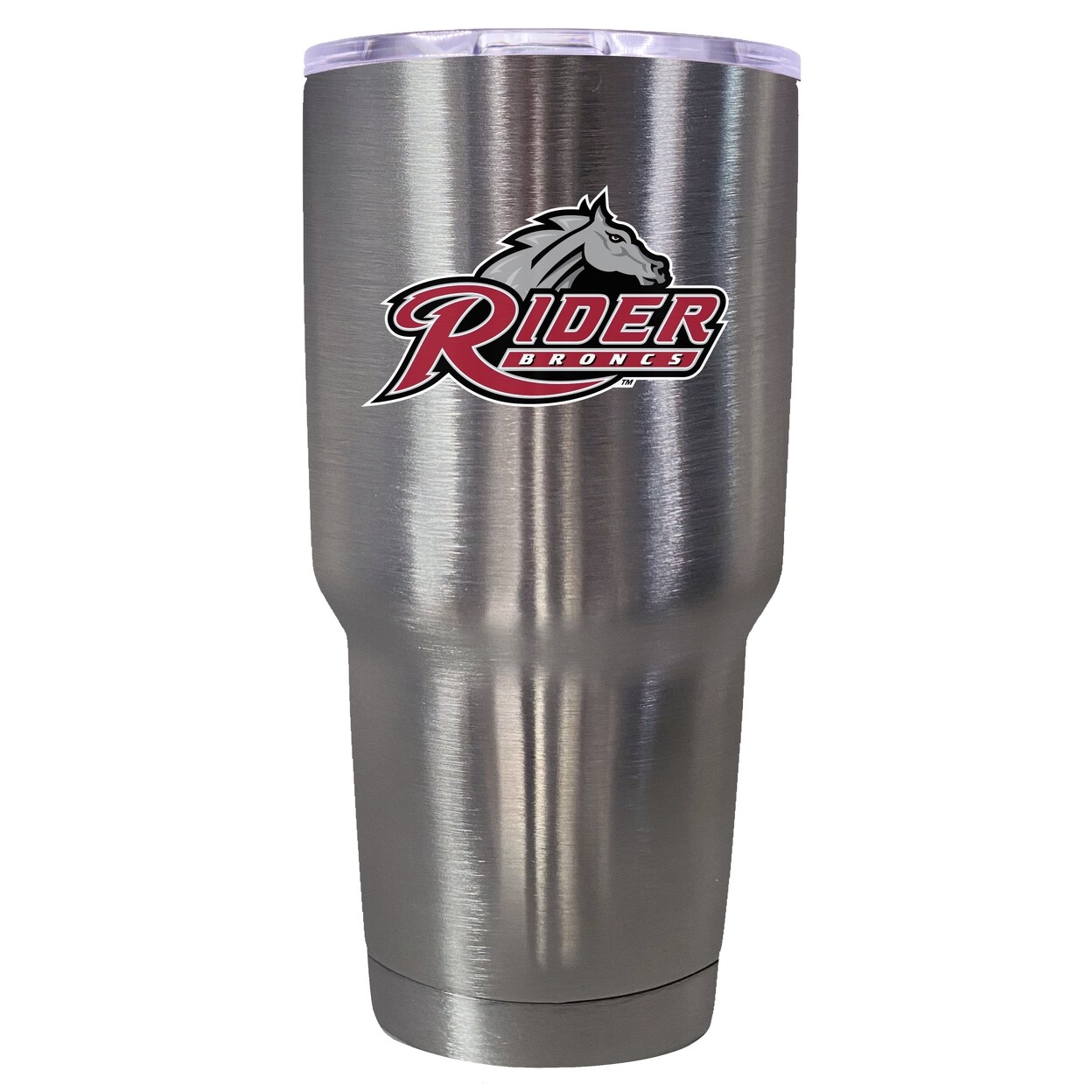 Rider University Broncs Mascot Logo Tumbler - 24Oz Color-Choice Insulated Stainless Steel Mug