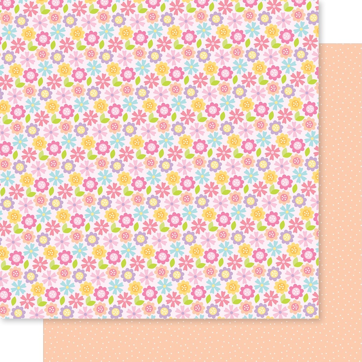 Just Because Double-Sided Cardstock 12&#x22;X12&#x22;-Bloomin&#x27; Beauties