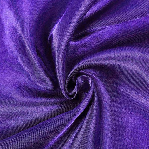 Purple SATIN 12x108&#x22; Table RUNNER Wedding Party Catering Dinner