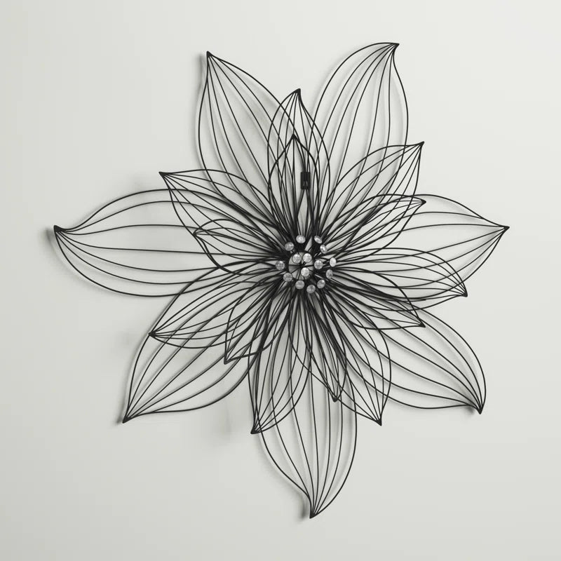 Traditional Plants &#x26; Flowers Wall Decor on Metal