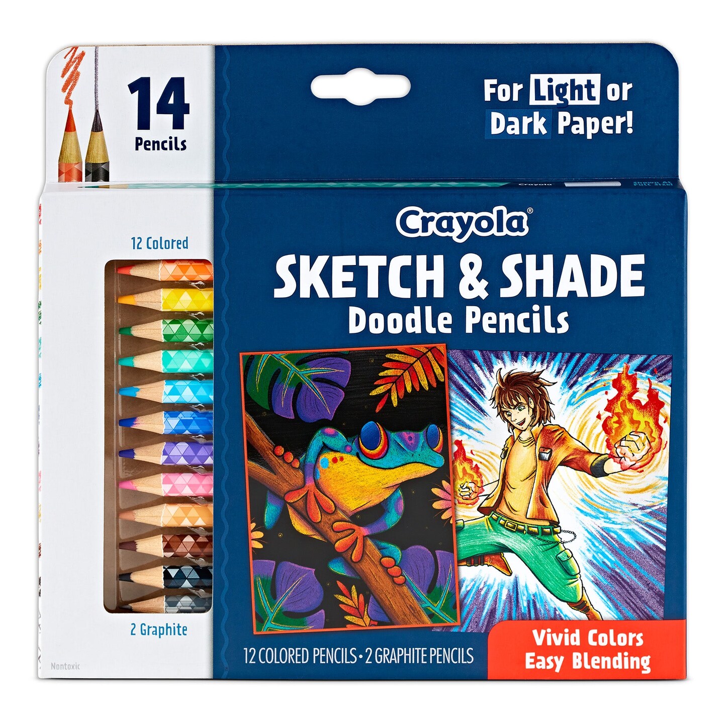 Doodle &#x26; Draw Sketch &#x26; Shade Doodle Pencil, 14 Per Pack, 2 Packs