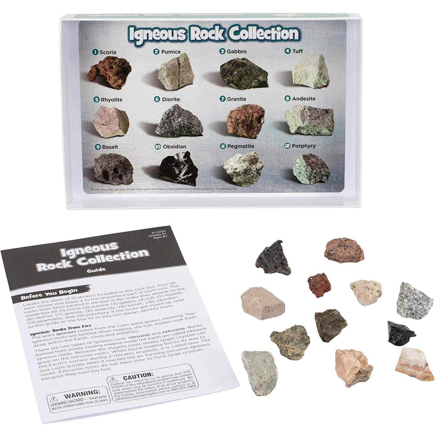 GeoSafari&#xAE; Complete Rock, Mineral, &#x26; Fossil Collections, Set of 57